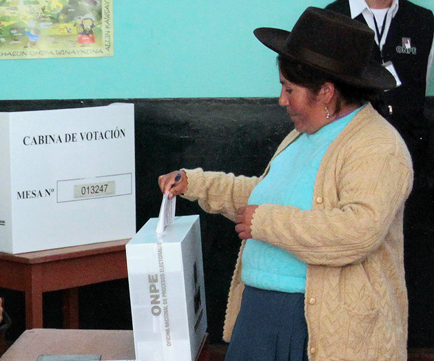 Resultados electorales Perú